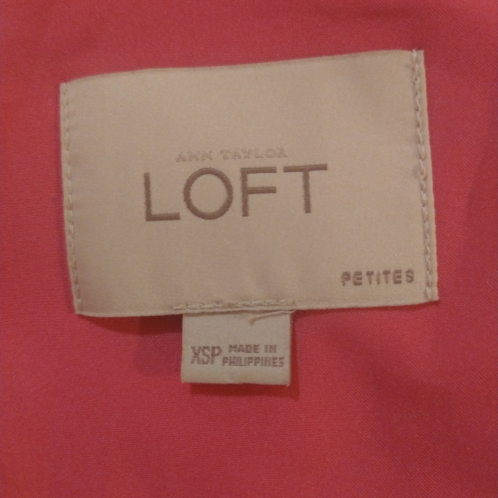 LOFT. XS blaiser pink color
